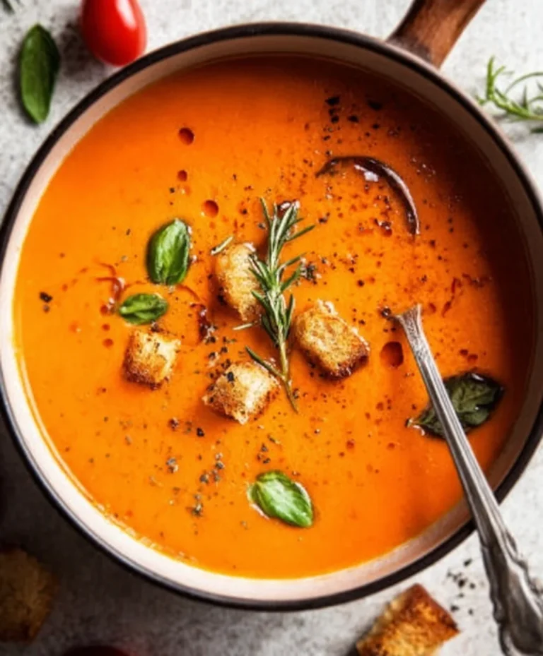Creamy Tomato Soup – Cozy Winter Comfort Food