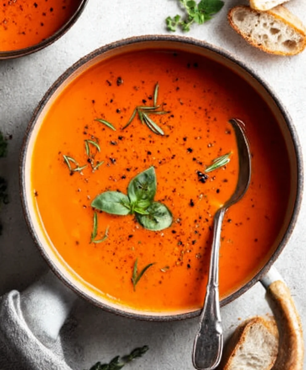 Creamy Tomato Soup - Cozy Winter Comfort Food