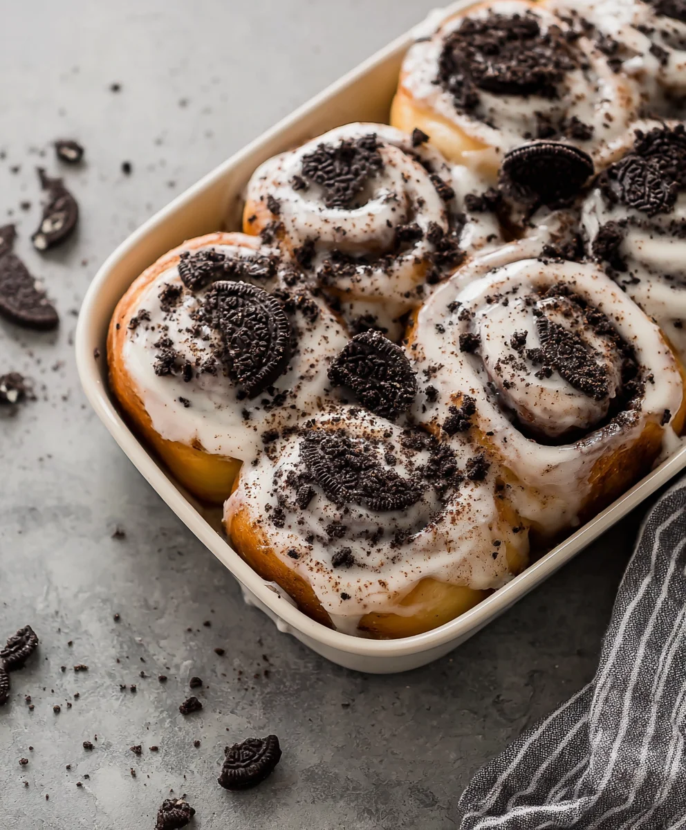 Oreo Cinnamon Rolls-Irresistible Dessert Recipe