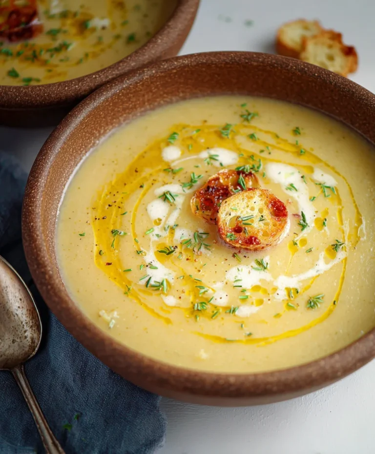 Easy Roasted Garlic Soup-Simple Delicious Comfort