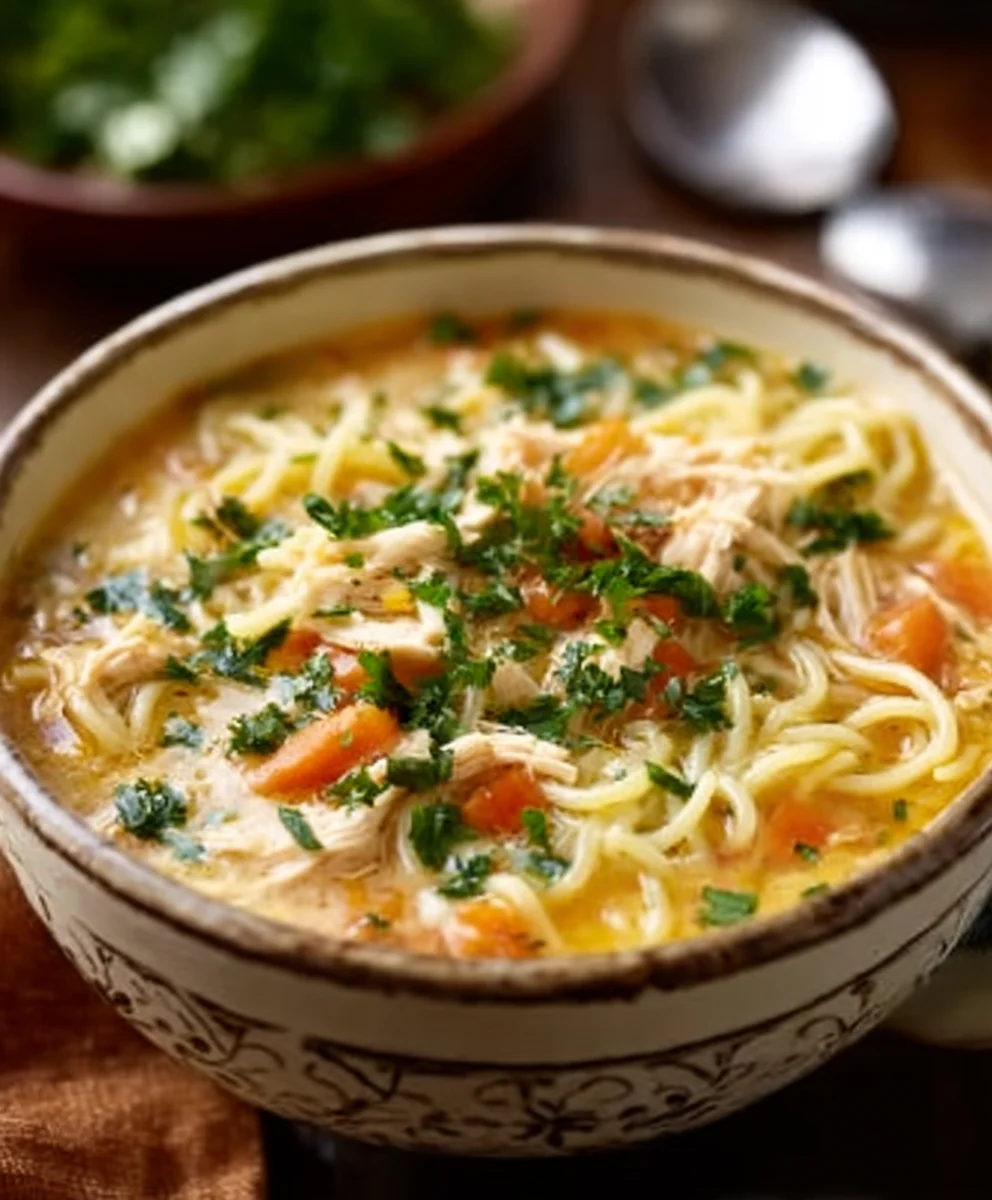 Crack Chicken Noodle Soup - Easy Delicious Recipe