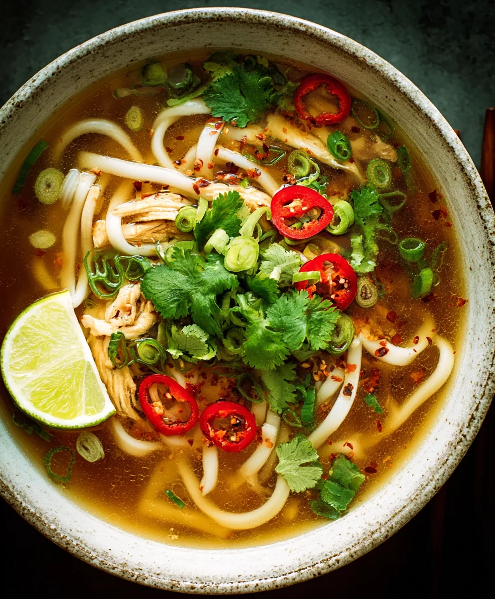 Easy Spicy Garlic Chicken Broth-Quick Flavorful Recipe