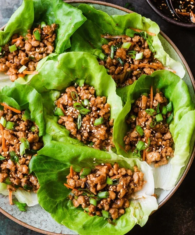 Chicken Lettuce Wraps (PF Chang's Copycat)