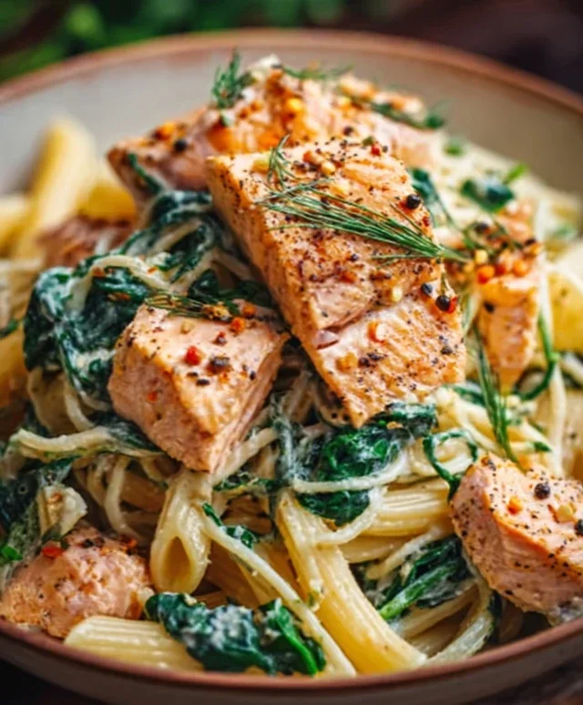 Salmon Spinach Pasta Dish: A Delicious and Nutritious Recipe to Try Today