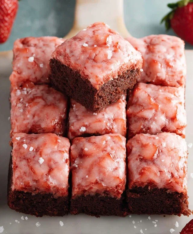 Strawberry Brownies