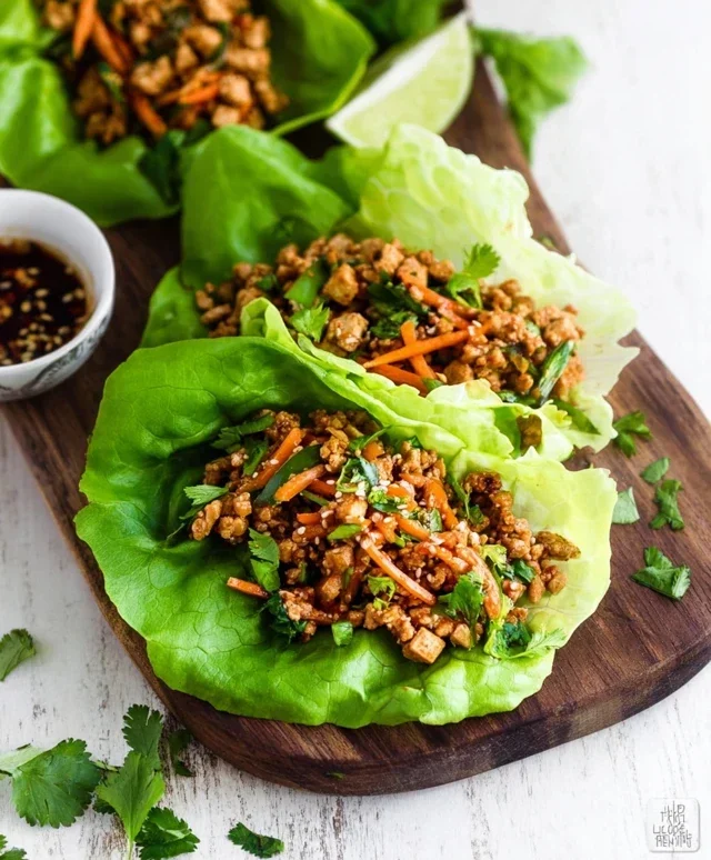 Tofu Lettuce Wraps