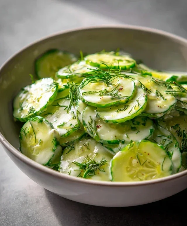 Polish Cucumber Salad