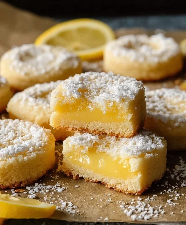 Lemon Bar Butter Cookies