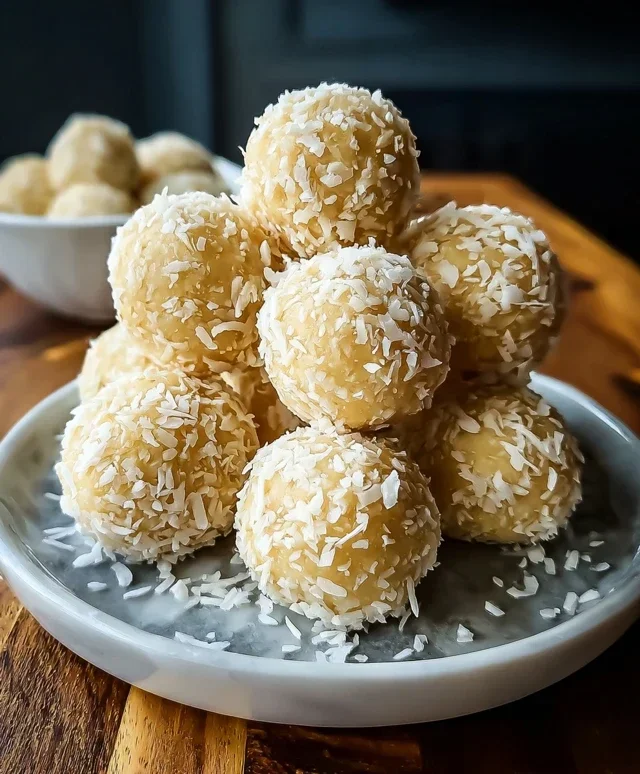 Lemon Coconut Protein Balls