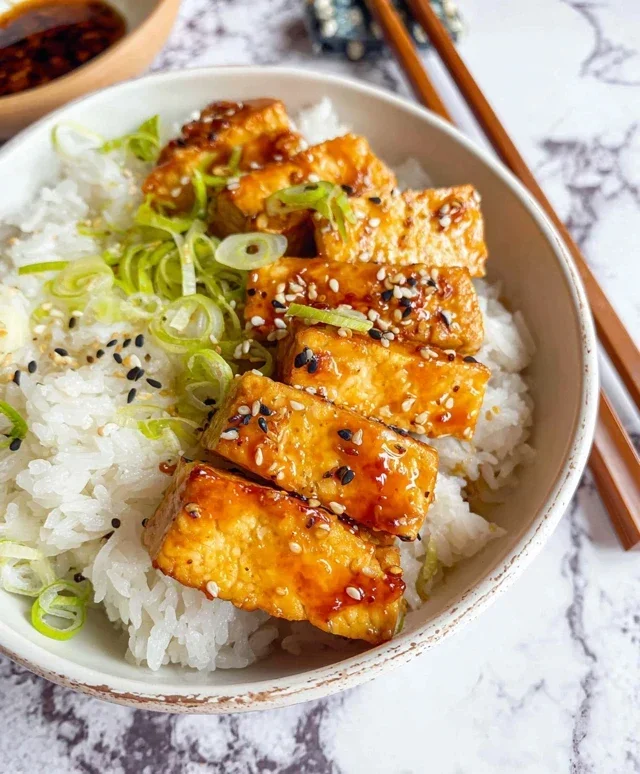 Honey Garlic Tofu