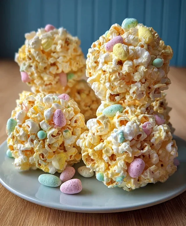 Easter Popcorn Balls