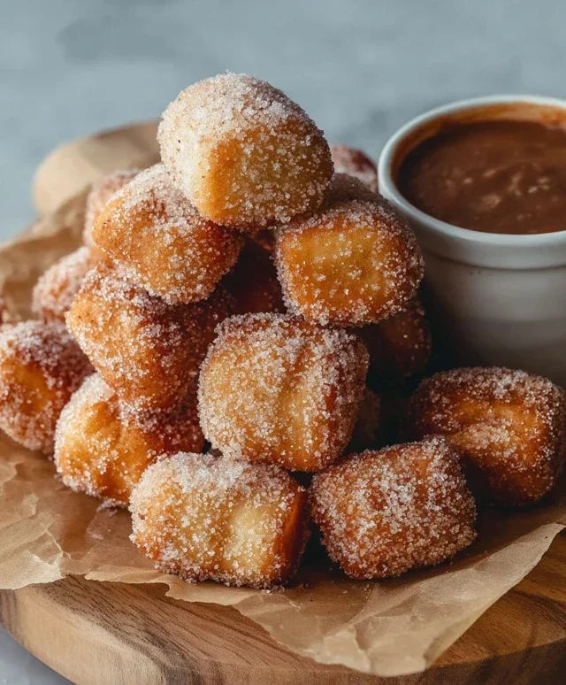 Sweet Air Fryer Churro Bites Recipe