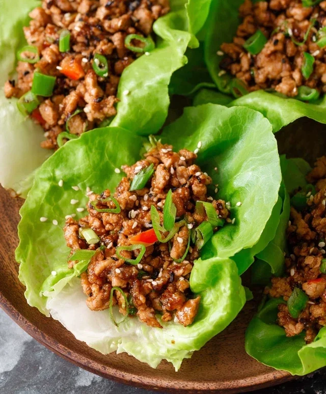 Crunchy PF Chang's Lettuce Wraps