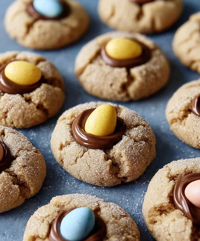 Cadbury Egg Kiss Cookies