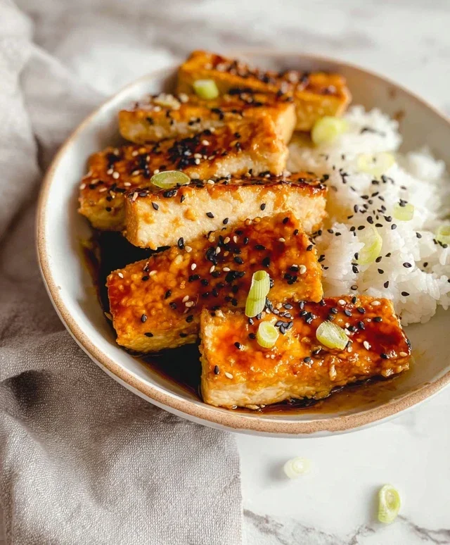 Honey Garlic Tofu