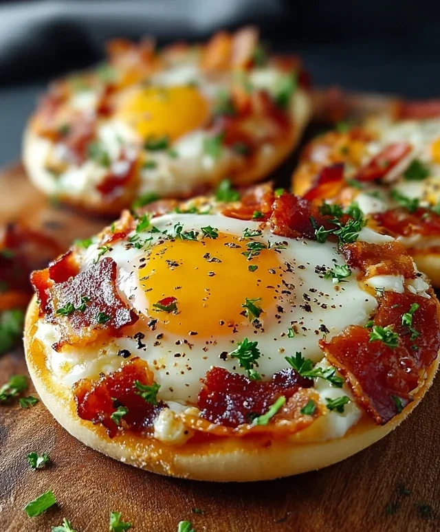 English Muffin Breakfast Pizza