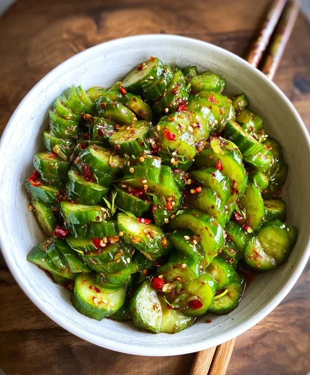 Spicy Asian Cucumber Salad