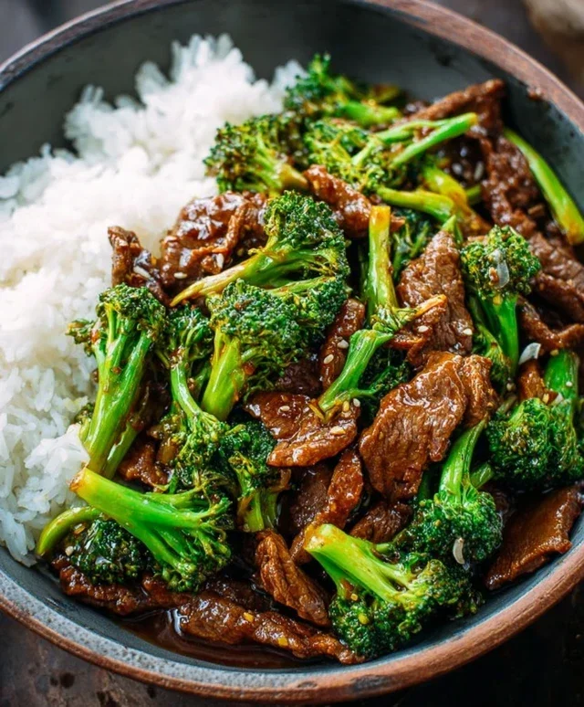 Chinese Beef and Broccoli (牛肉炒西兰花)