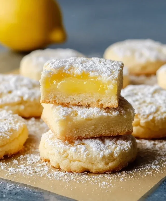 Lemon Bar Butter Cookies