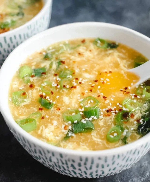 Homemade Egg Drop Soup (Keto & Gluten Free)