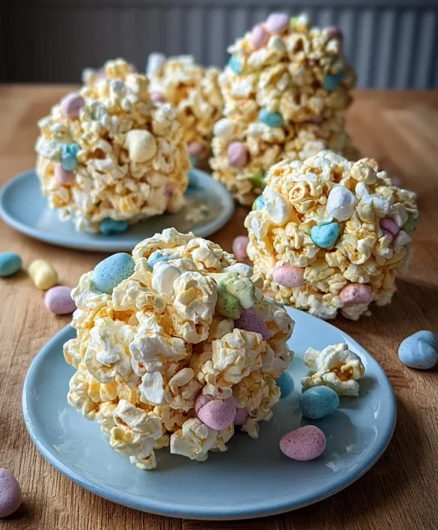 Easter Popcorn Balls