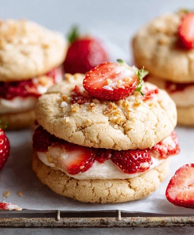 Strawberry Shortcake Cookies