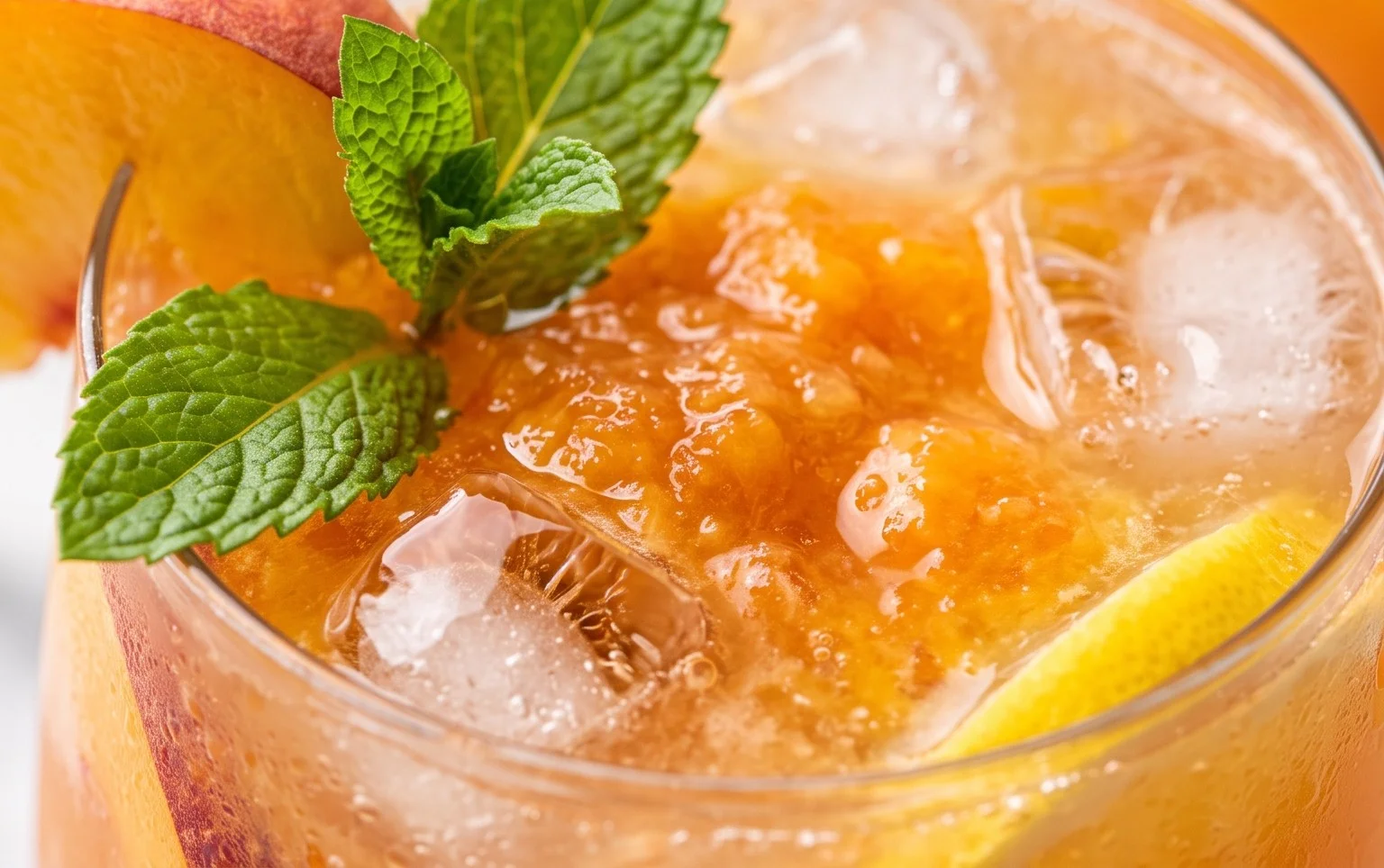 Refreshing Peach Lemonade