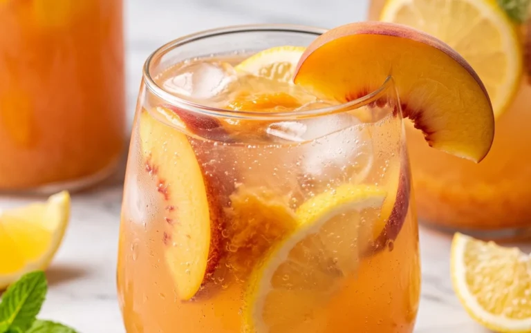 Refreshing Peach Lemonade