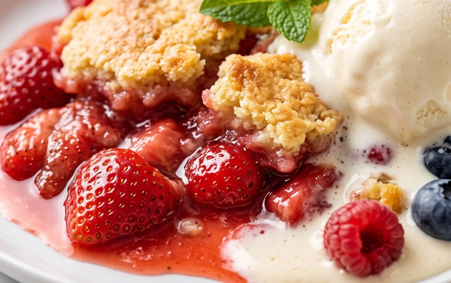 Strawberry Cobbler