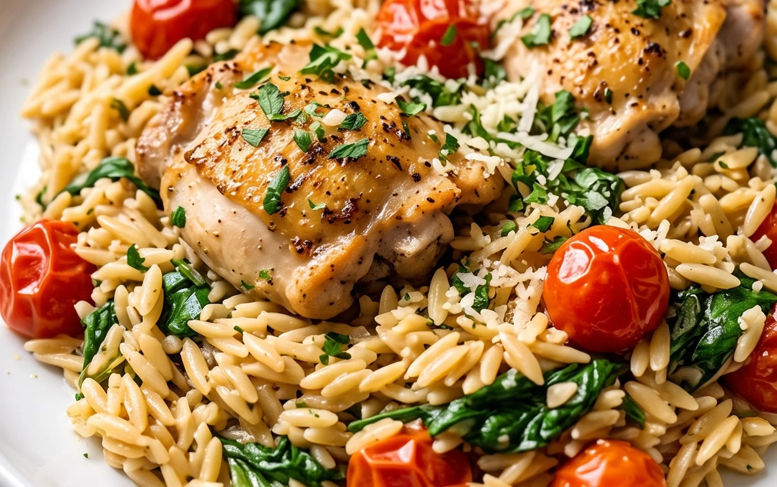 Chicken Orzo (30-Minutes, One-Pan)