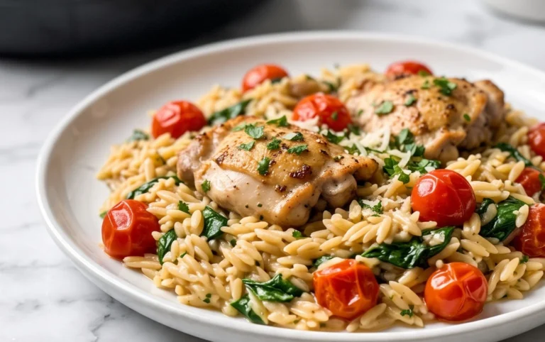 Chicken Orzo (30-Minutes, One-Pan)