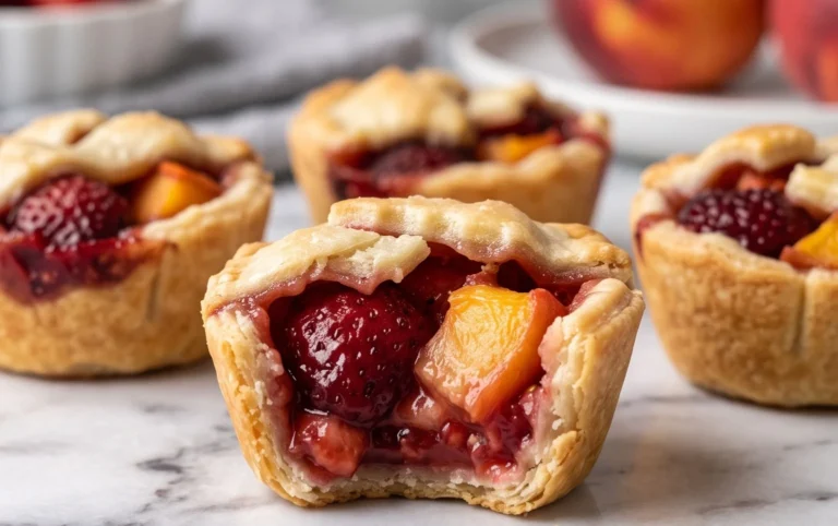 Strawberry Peach Pie Bites