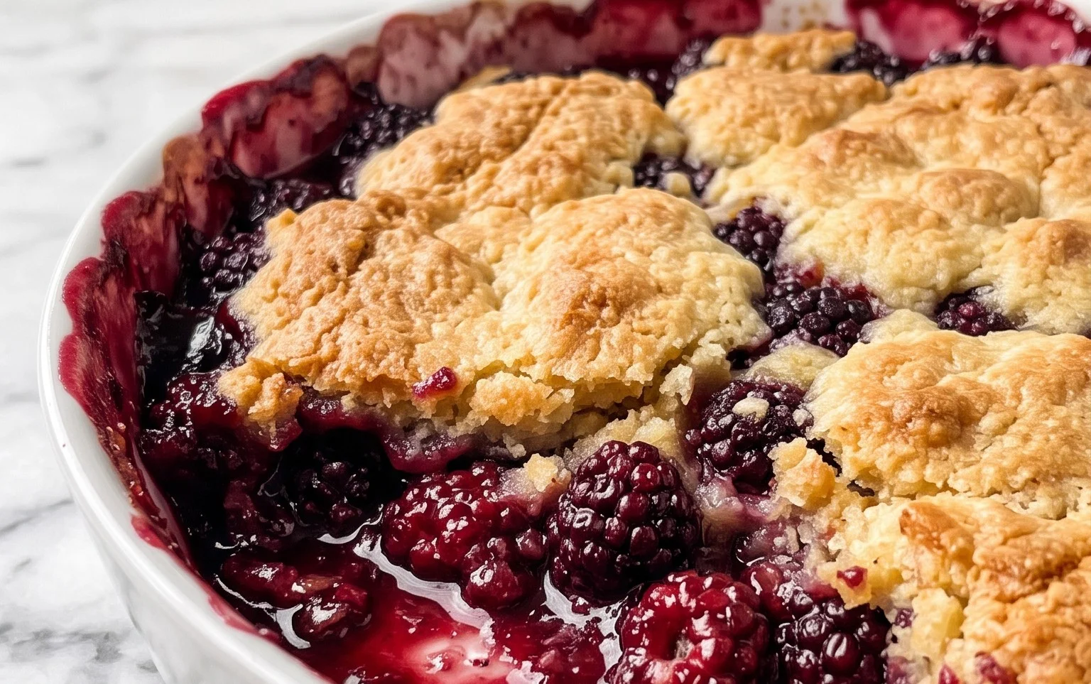 The Pioneer Women's Blackberry Cobbler