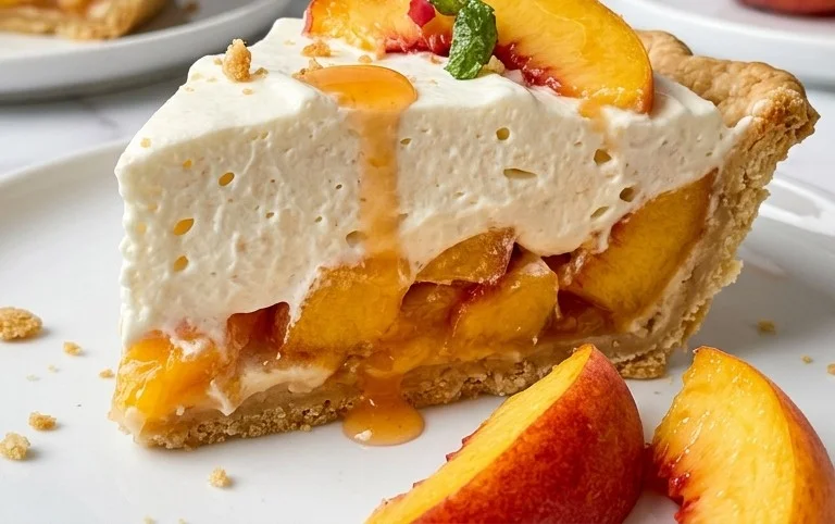 Peaches and Cream Pie