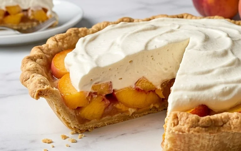 Peaches and Cream Pie