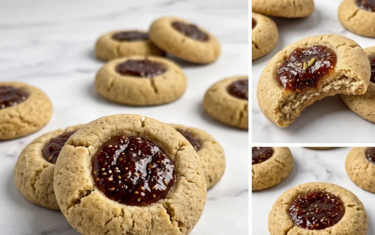 Cardamom Fig Thumbprint Cookies