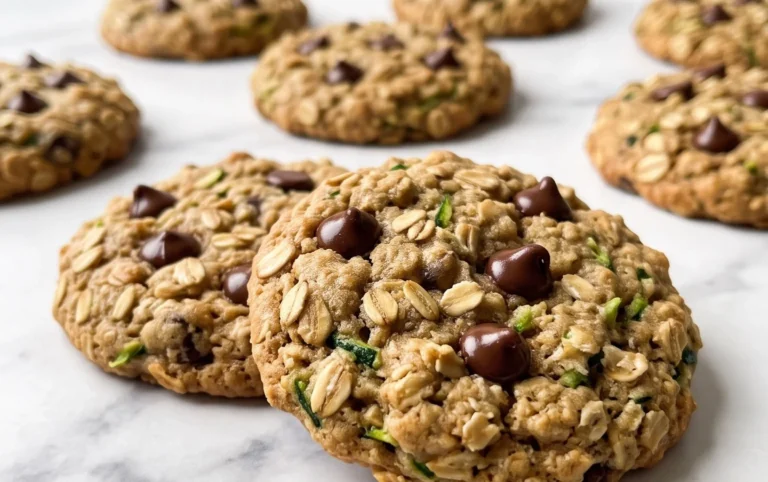 Healthy Zucchini Oatmeal Cookies