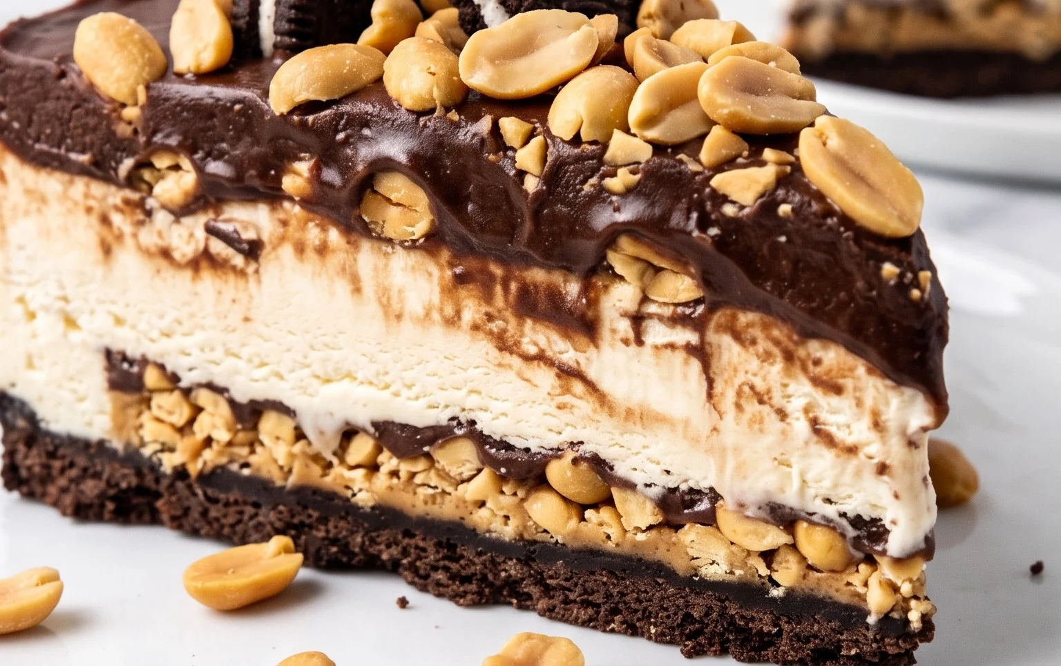 Buster Bar Ice Cream Cake