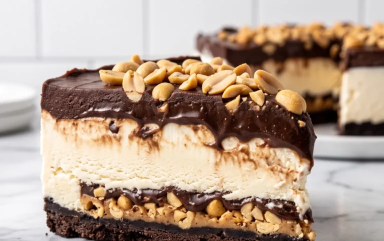 Buster Bar Ice Cream Cake