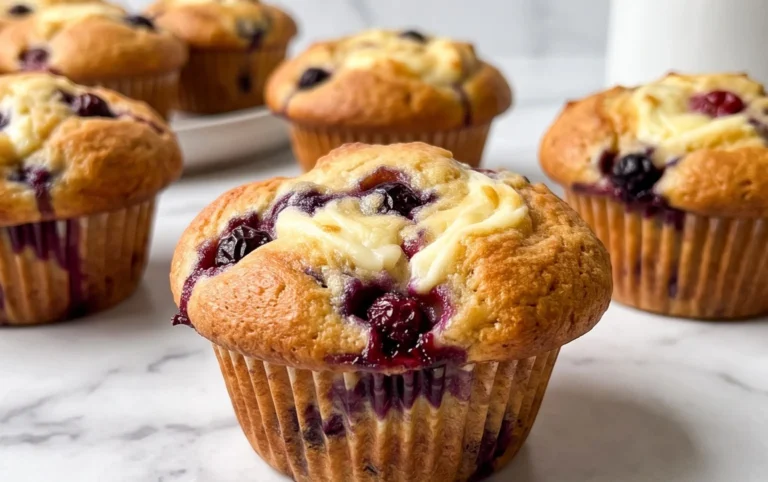 Berry Cream Cheese Muffins