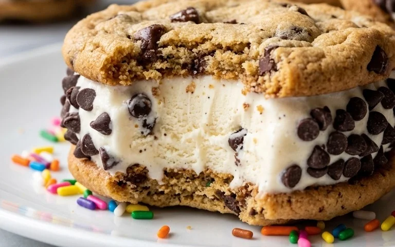 Cookie Ice Cream Sandwiches (Like a Chipwich!)