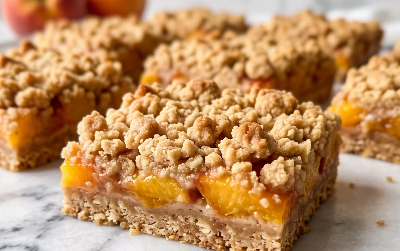 Fresh Peach Crum extractb Bars